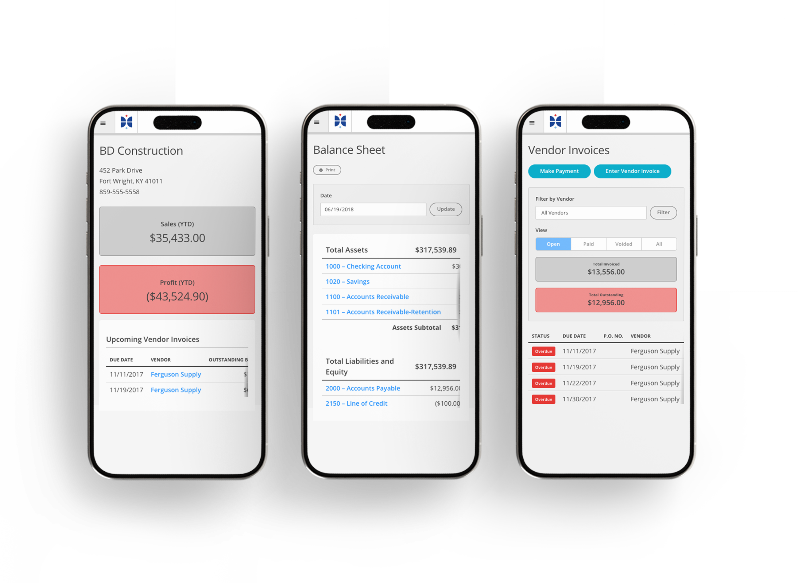 Screenshots of ComputerEase app